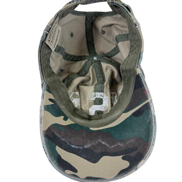 KBETHOS Vintage Green Camo USA Patch Baseball Cap Hat - Picture 3 of 5